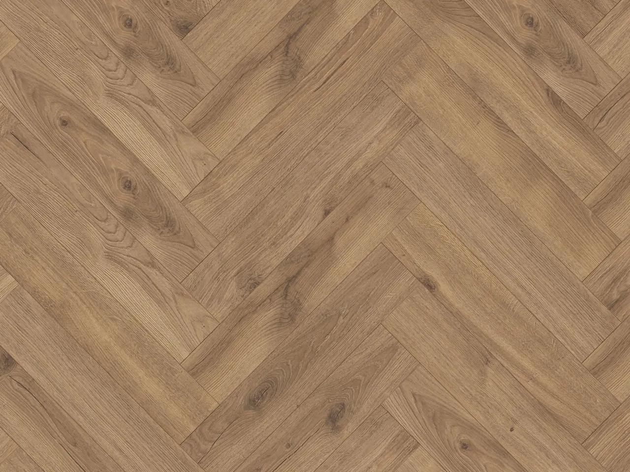 Ламинат My Step Херрингбон Манор+ Дуб Гавана, 643×131 мм