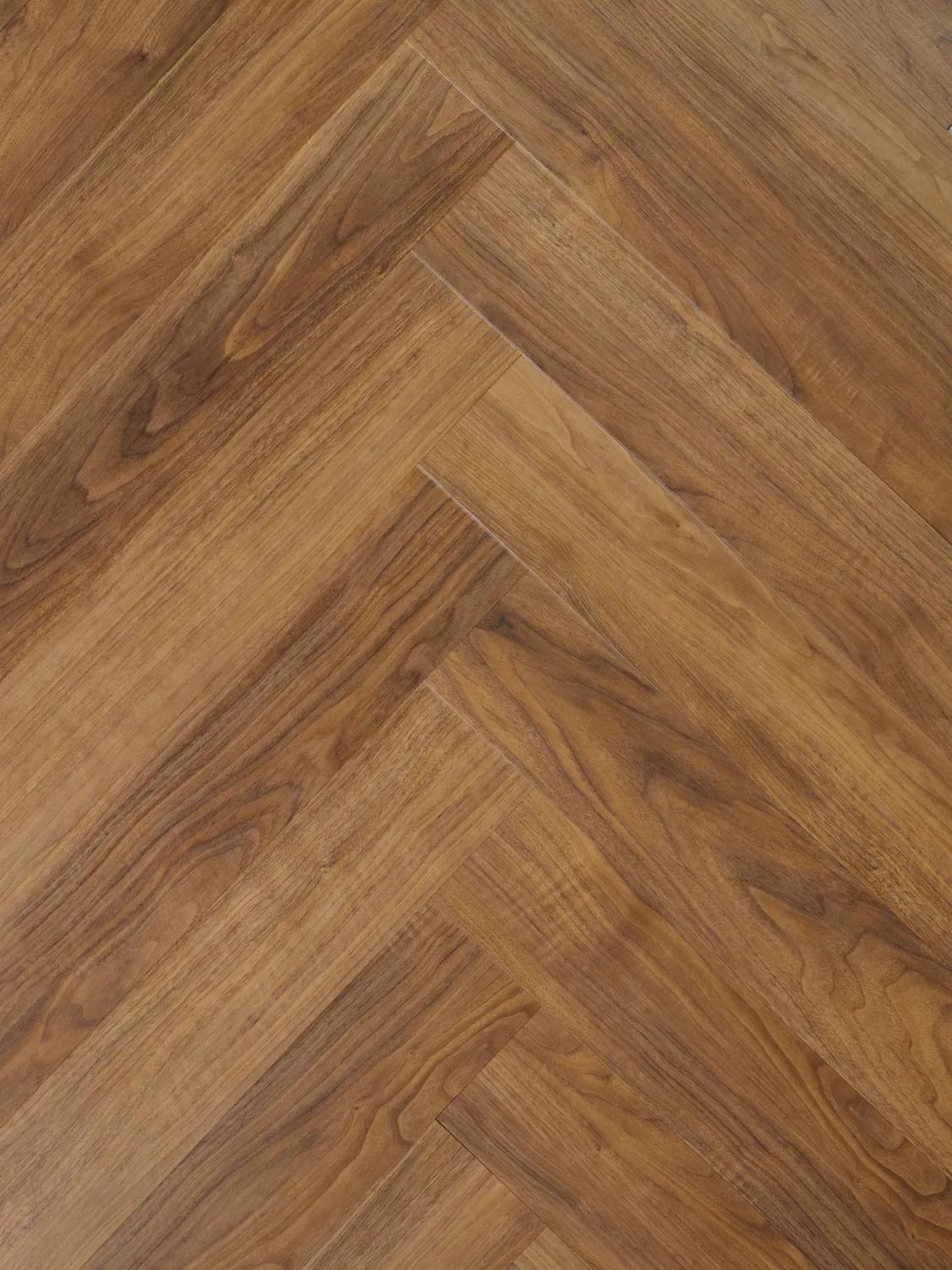 Кварц-винил SPC My Step Aqua Аква LVT Херрингбон Орех Тела, 590×118 мм